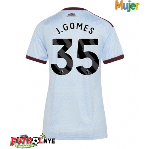 Camiseta Aston Villa Joao Gomes #35 Tercera Equipación para mujer 2026-27 manga corta
